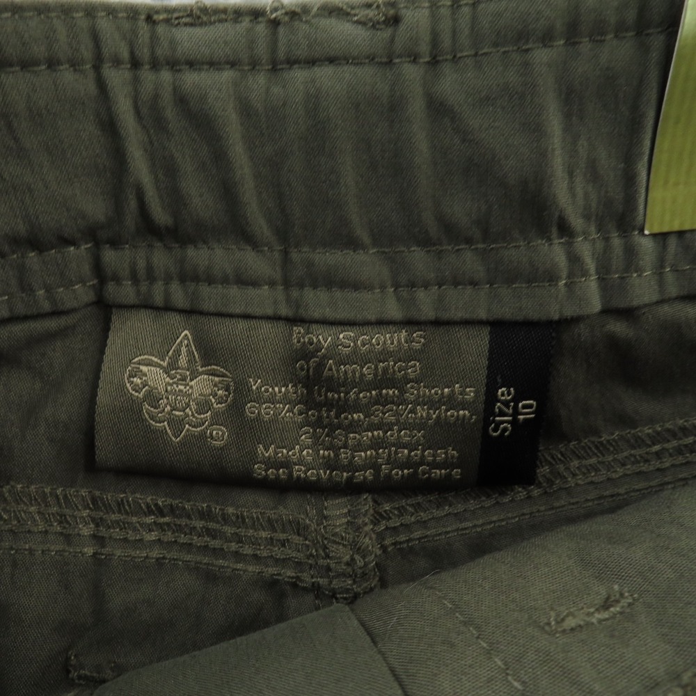 Boy Scouts of America BSA CUB Uniform Green Shorts sz 10 New NWT - Picture 6 of 11